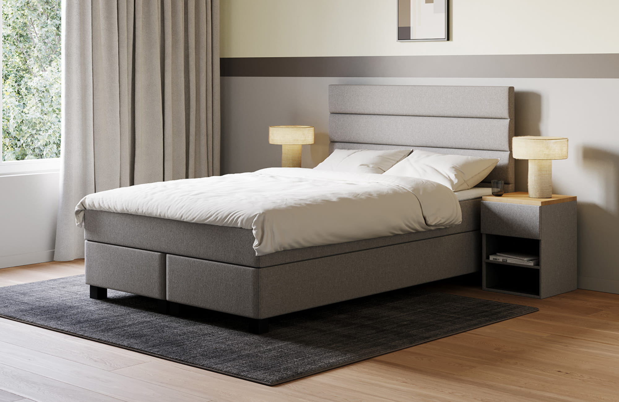 Boxspringbett Essence Rows