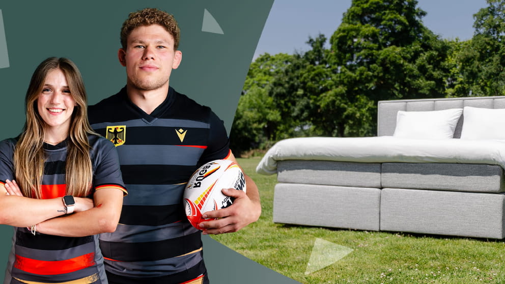 Unser Bett für Rugby Deutschland – Neue Partnerschaft mit Swiss Sense