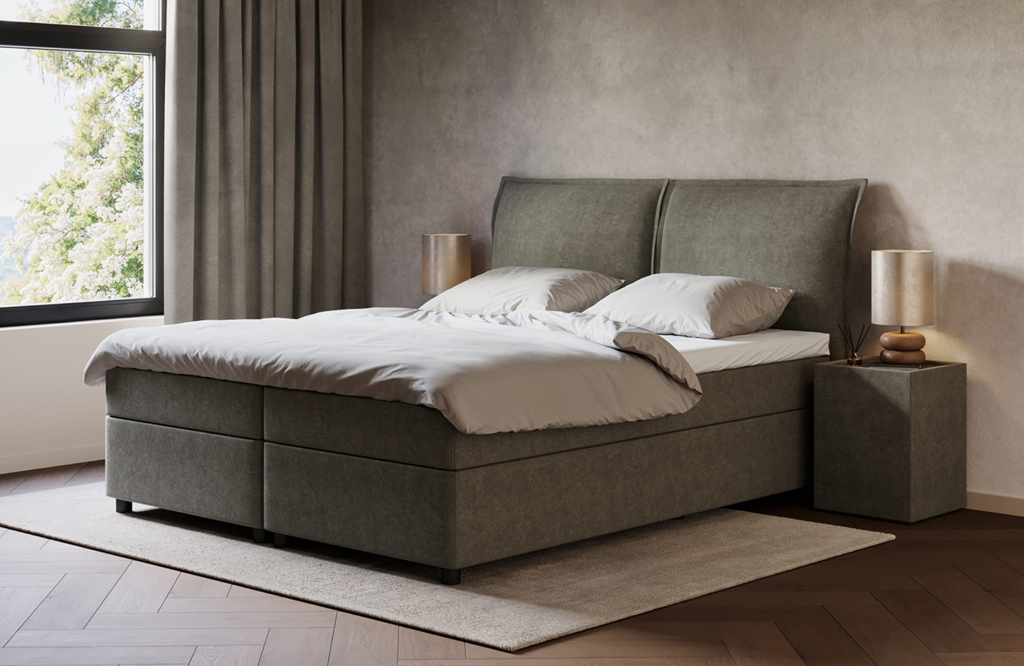 Boxspringbett Essence Plus Online-Only Flair