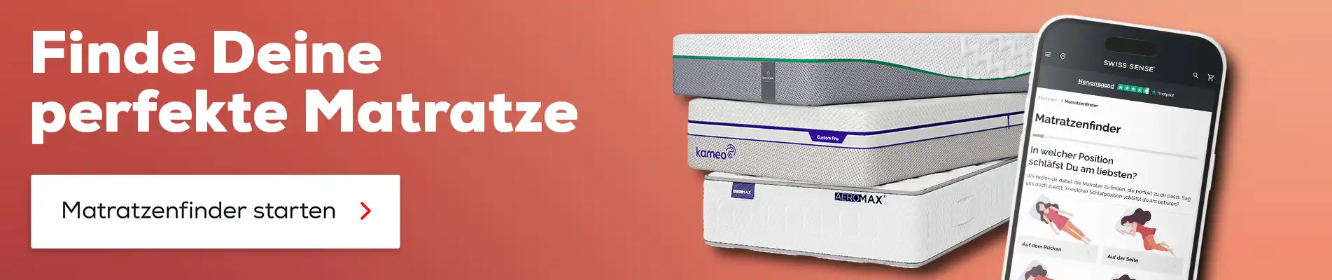 Matratzenfinder bei Swiss Sense