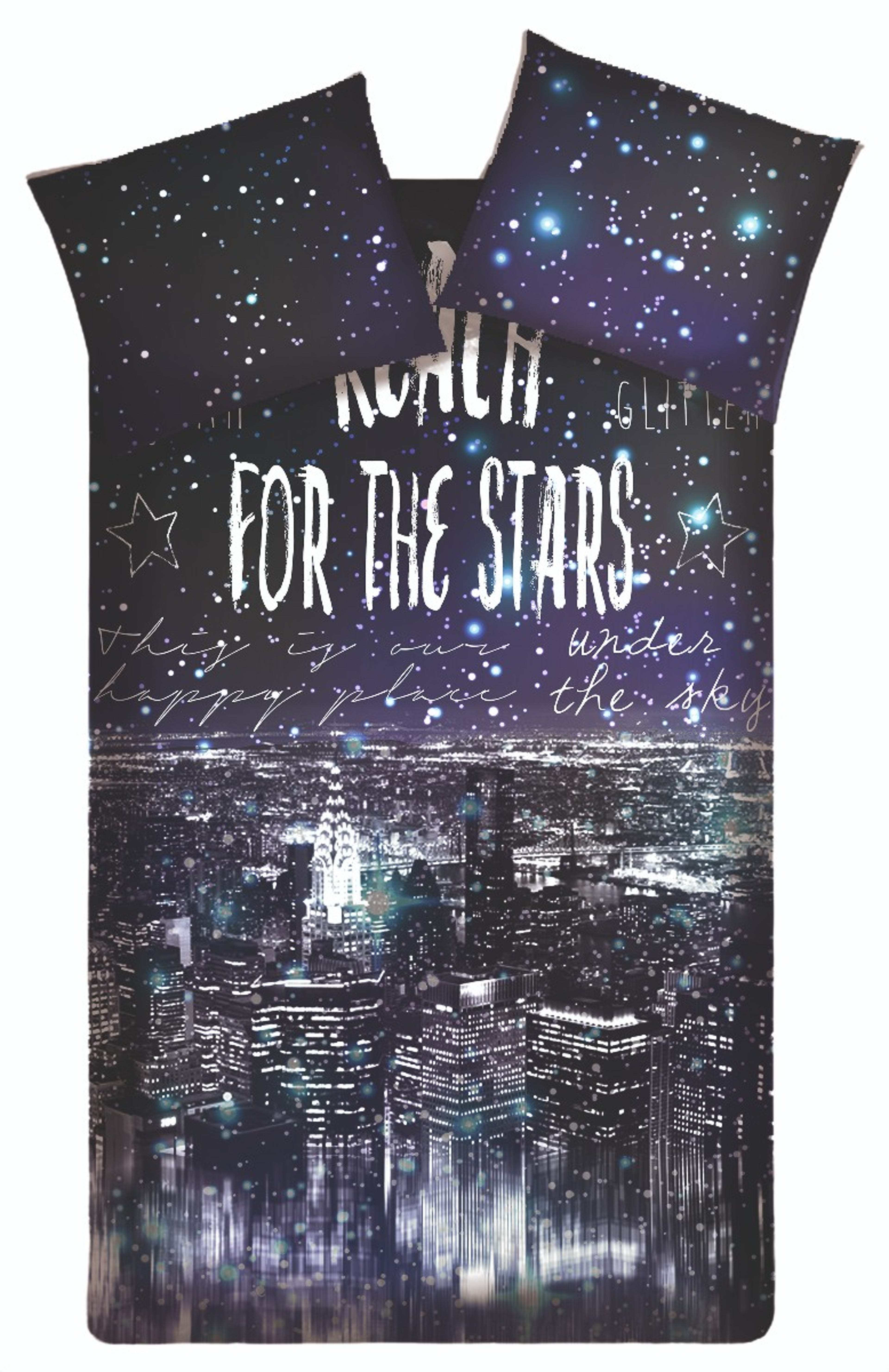Beddinghouse St Reach the Stars Bettwäsche Dunkelblau