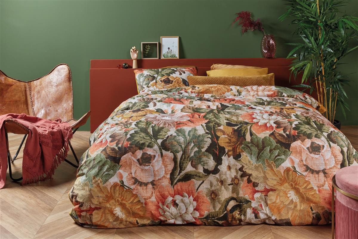 HOMEMAKER BEDDING Bettwäsche-Set Erdbeer-Muster, Doppelbett 200x200 Cm, 1 Bezug + 2 Kissenbezüge, Polyester-Baumwolle Mischgewebe