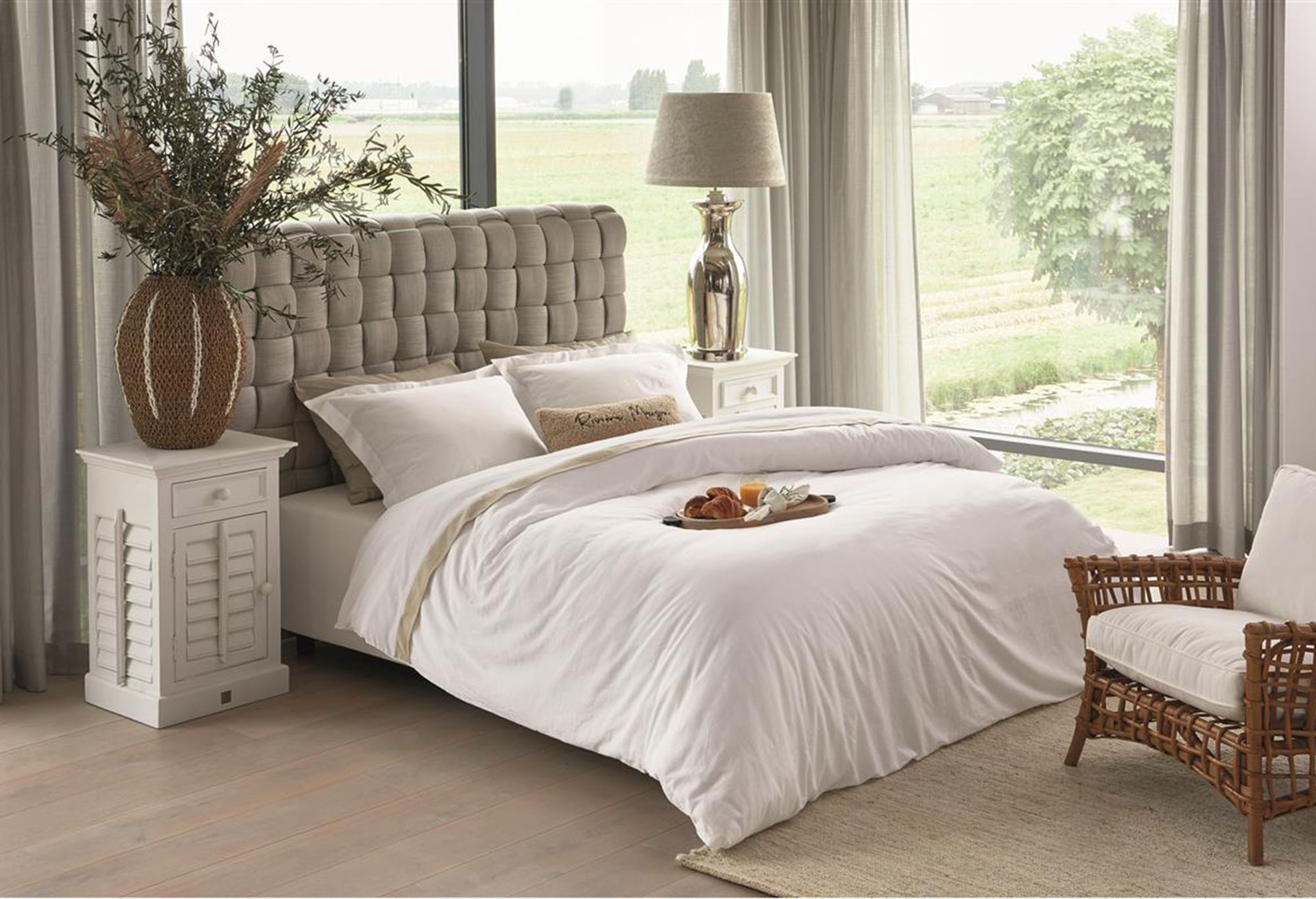 Rivièra Maison Ease Bettwäsche Weiß: Eleganz und Qualität bei Swiss Sense