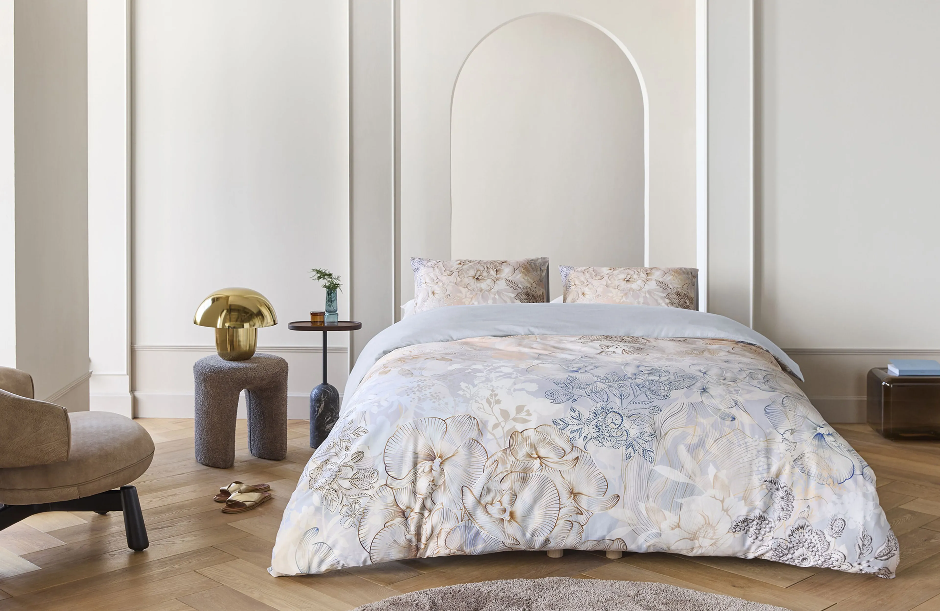 Stilvolles Pastell-Blumenmuster