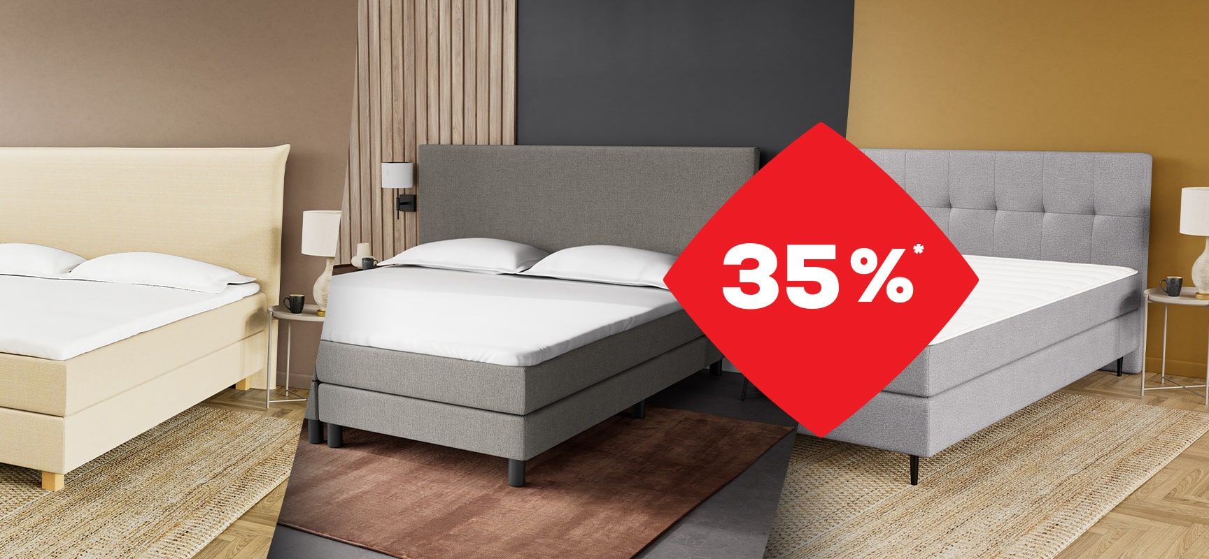 Schnell lieferbare Online-Only Boxspringbetten