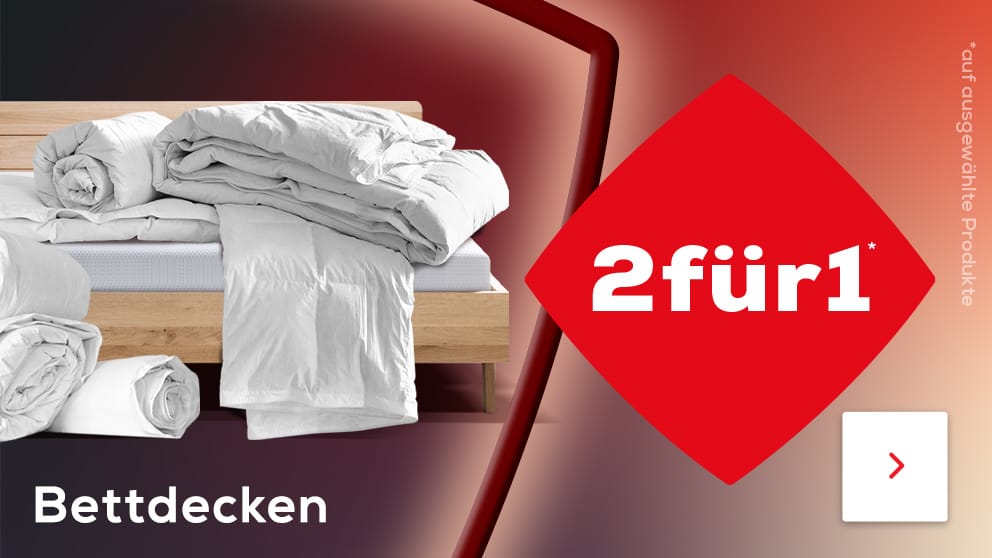Bis zu 25% auf Bettdecken