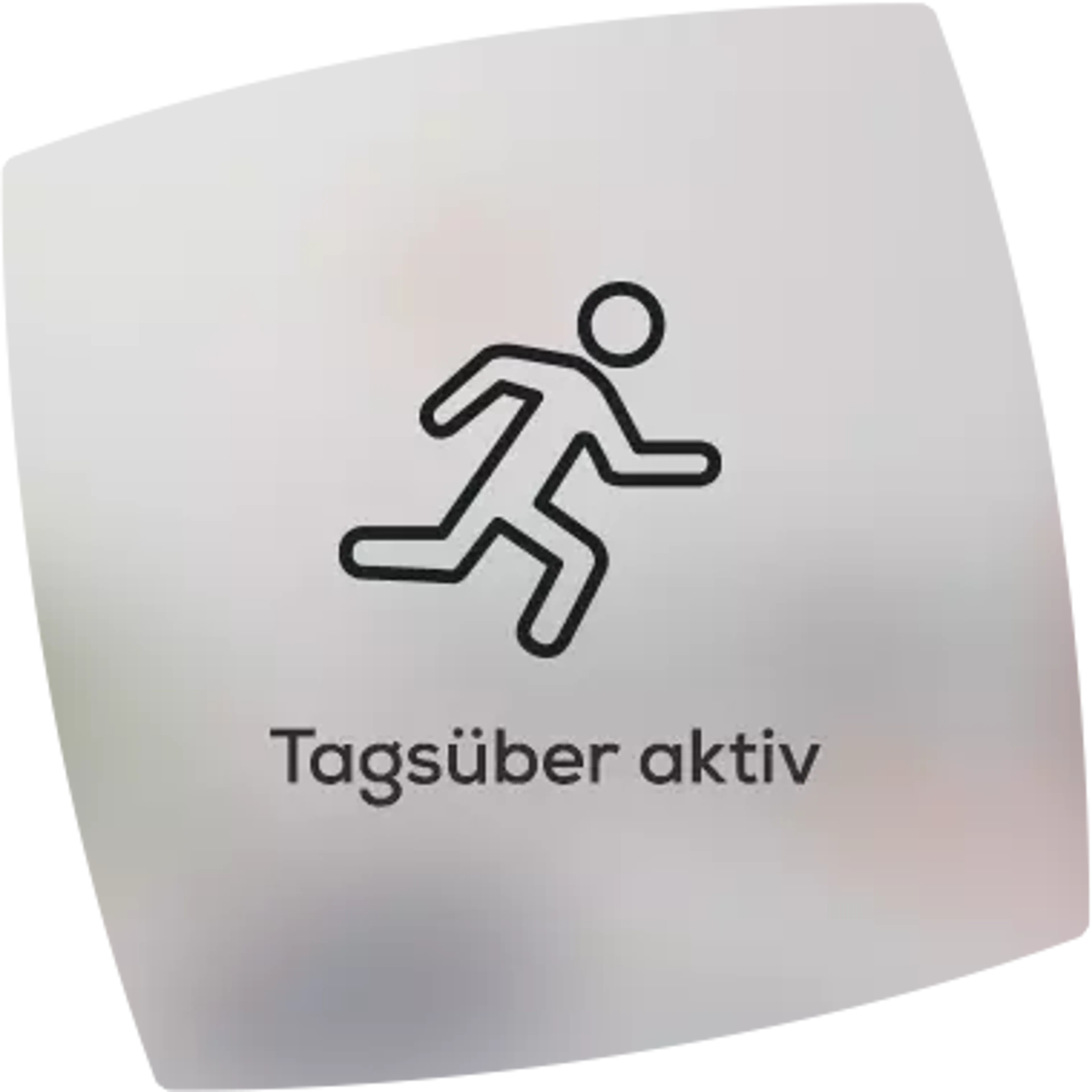 Tagsüber aktiv, abends entspannt