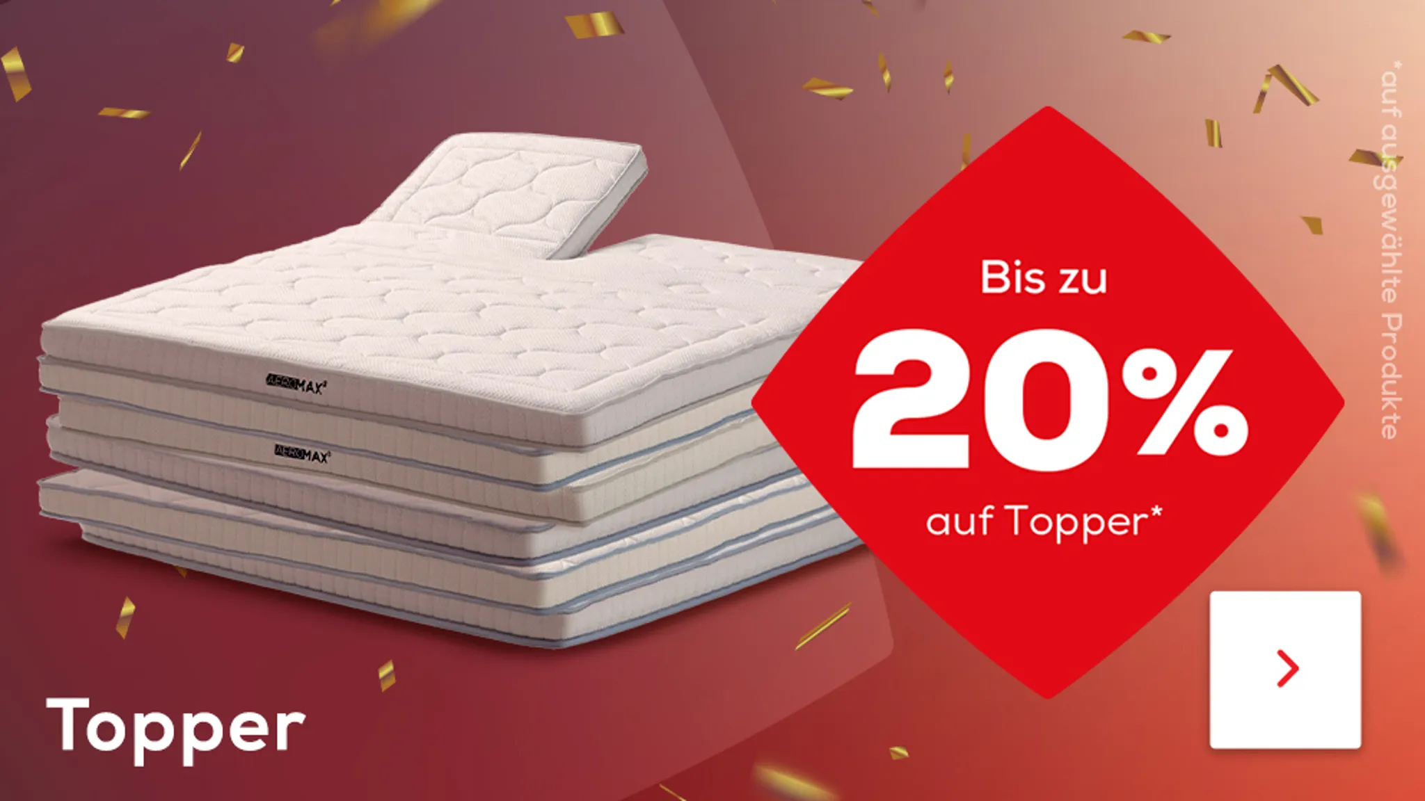 Bis zu 20% auf Topper
