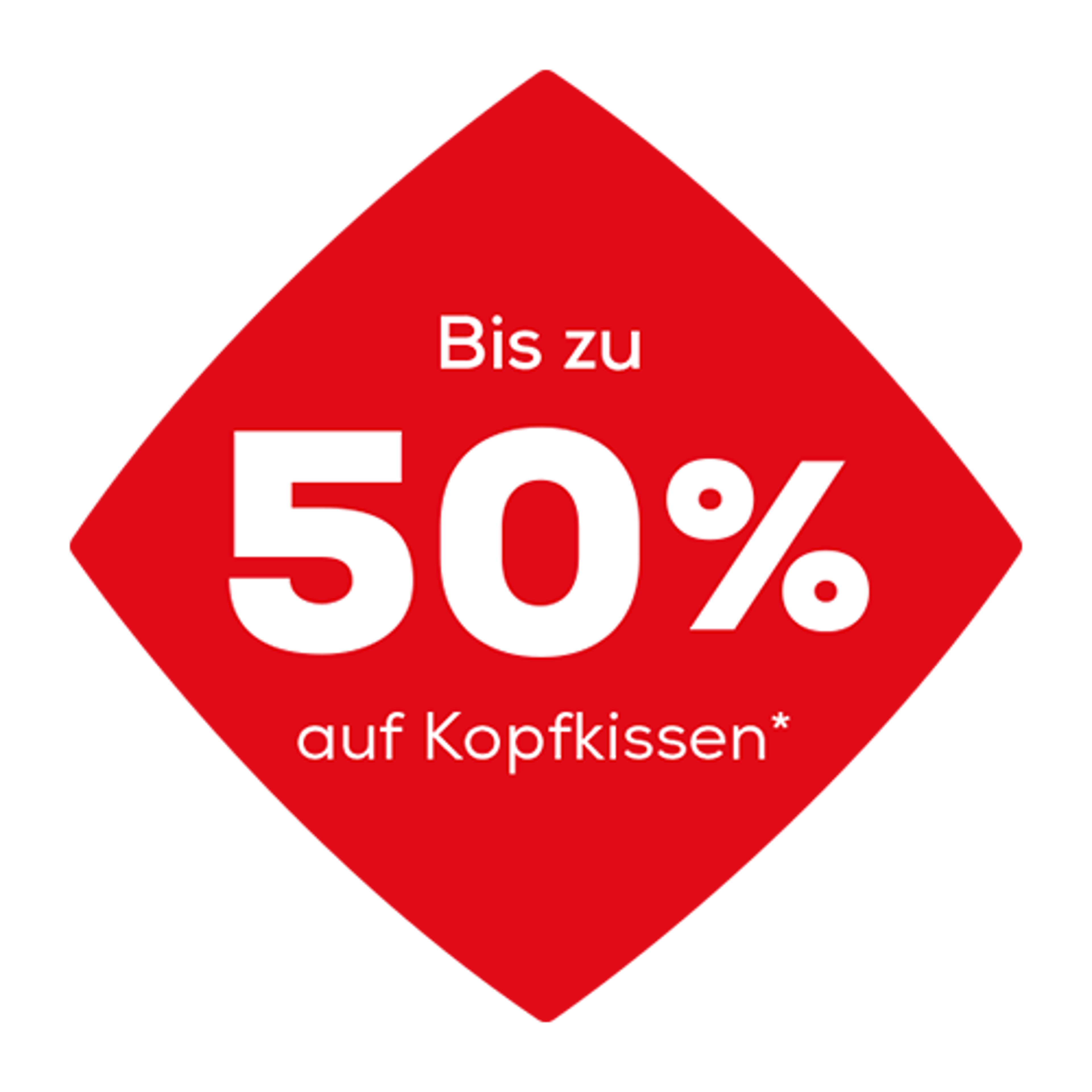Bis zu 50% auf ausgewählte Kopfkissen