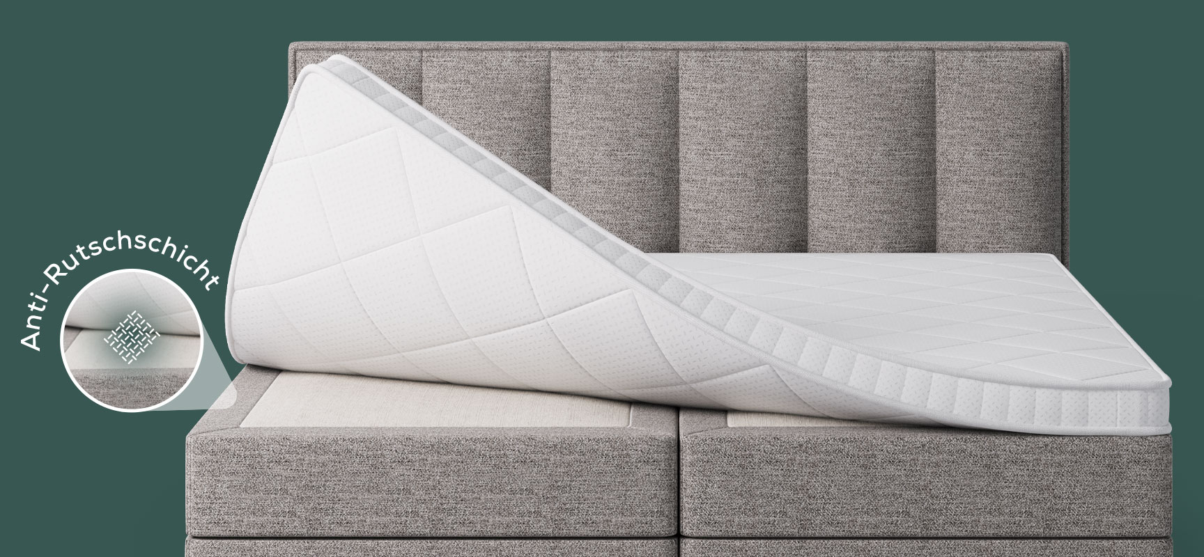 Kein lästiges Verrutschen