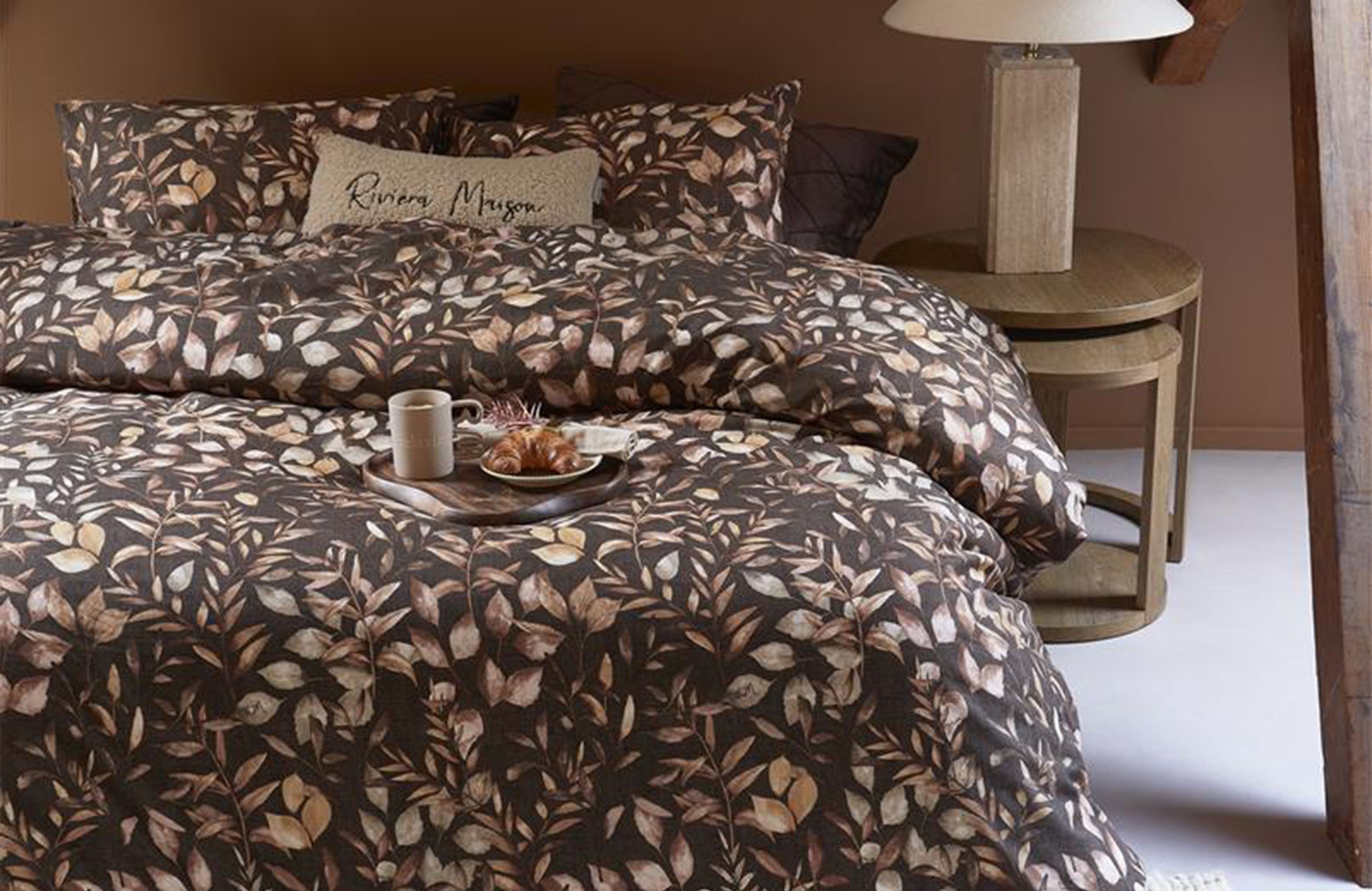 Rivièra Maison Faded Fall Bettwäsche Braun