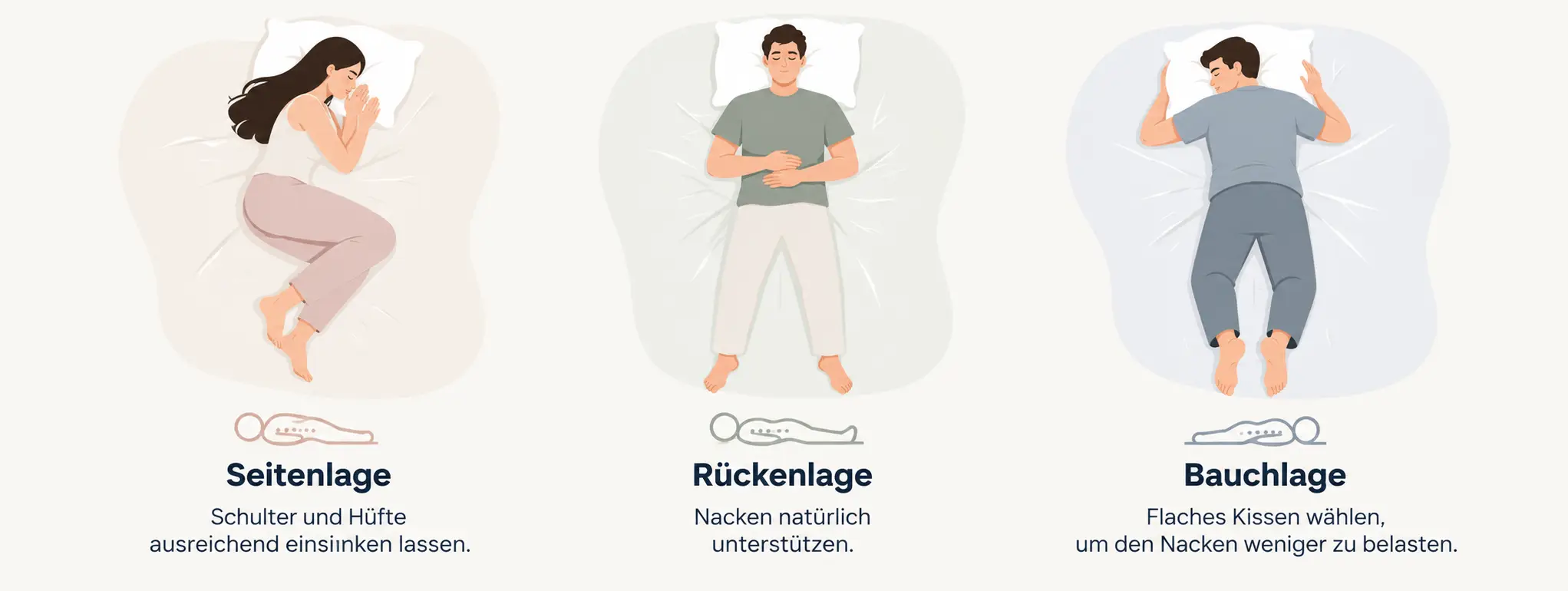 Die richtige Schlafposition