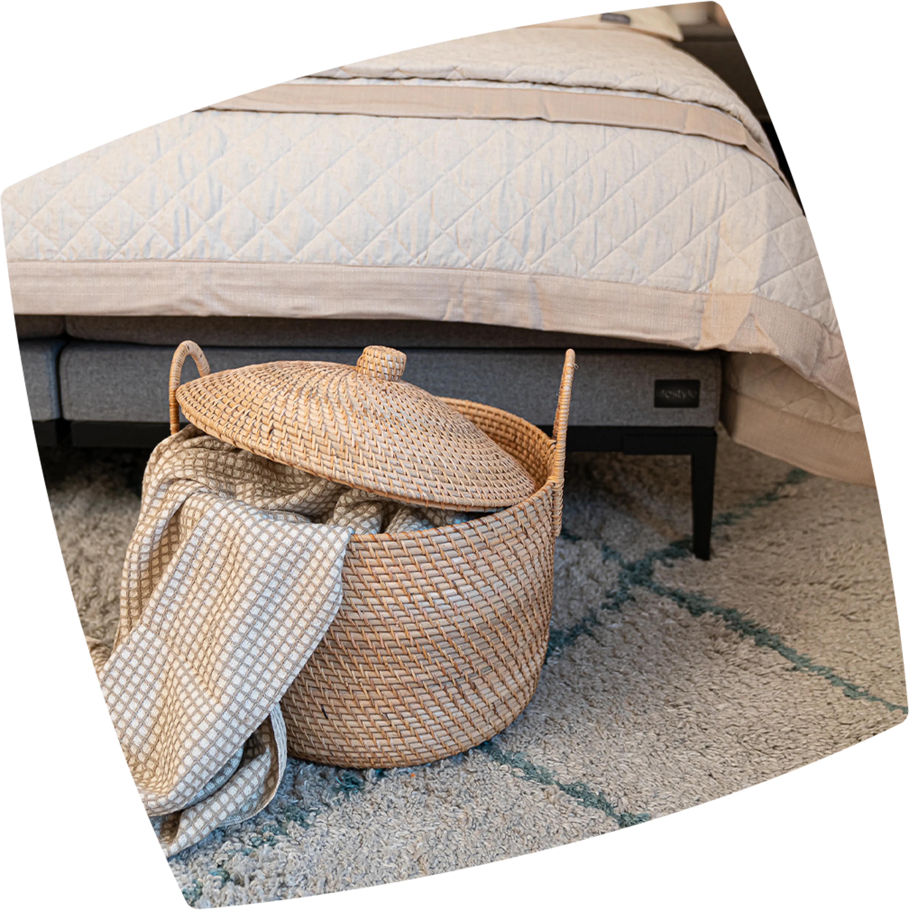 Spannender Mix aus Farben und Materialien