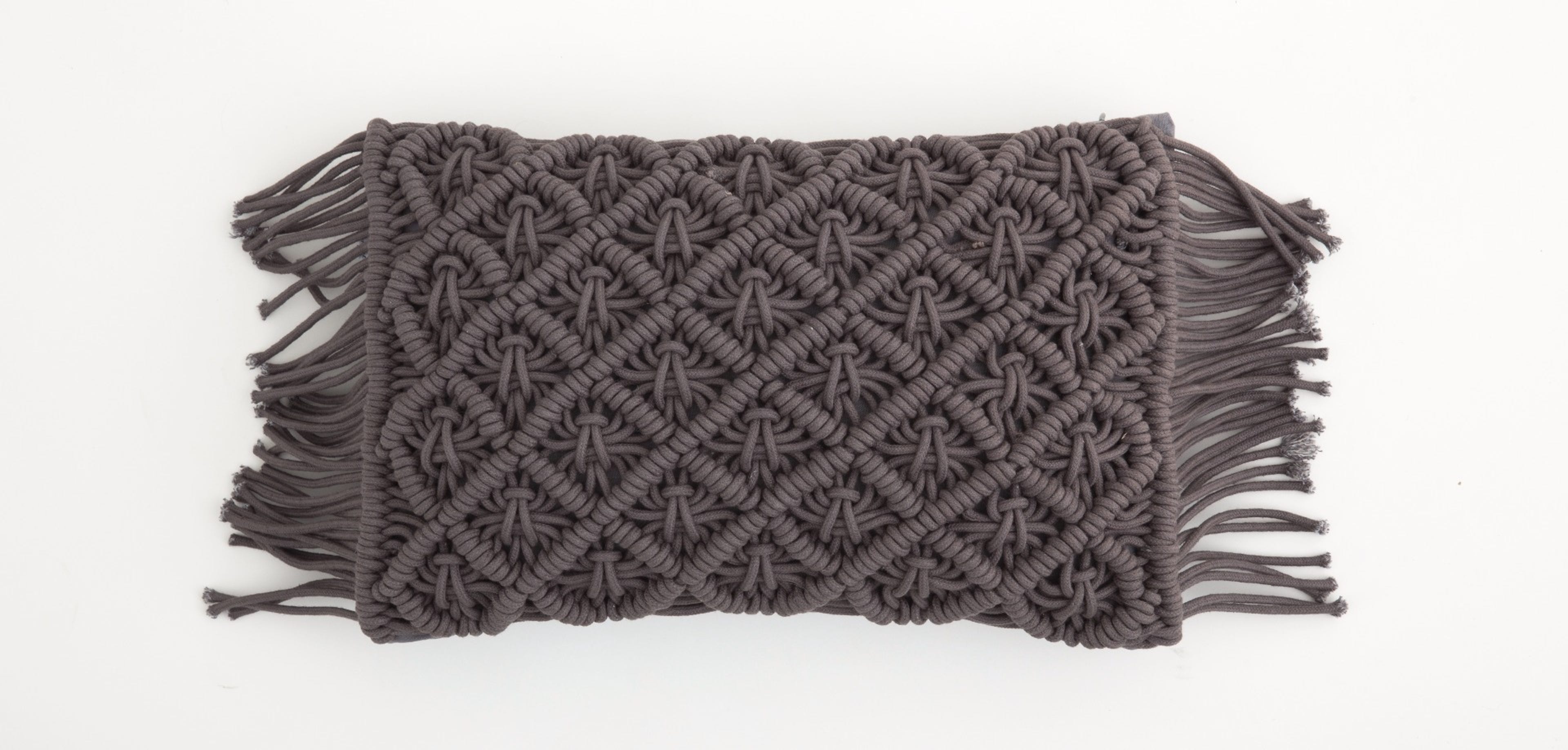 Flamant Knitted Shell Kissen