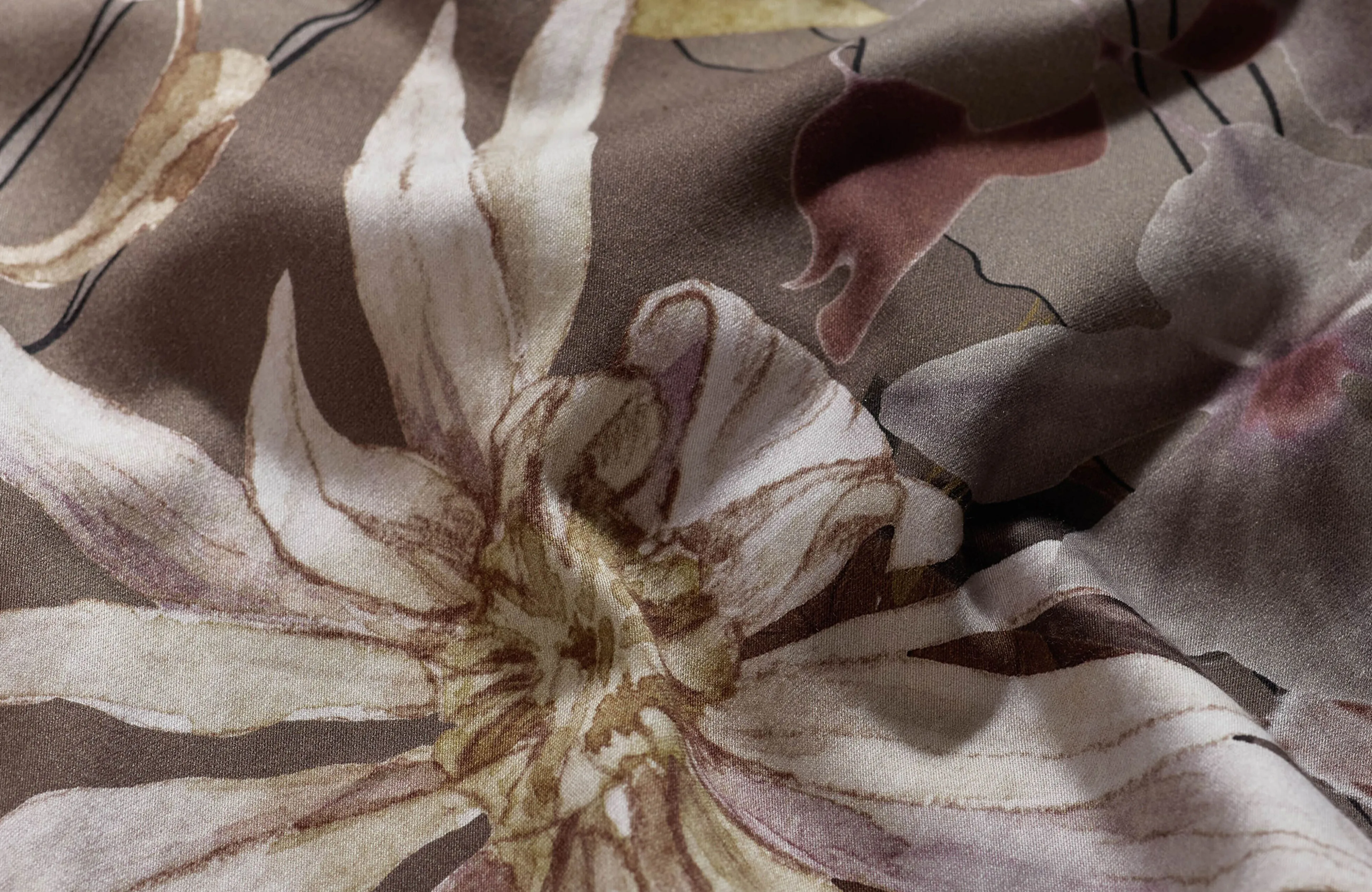 Warmes, botanisches Design