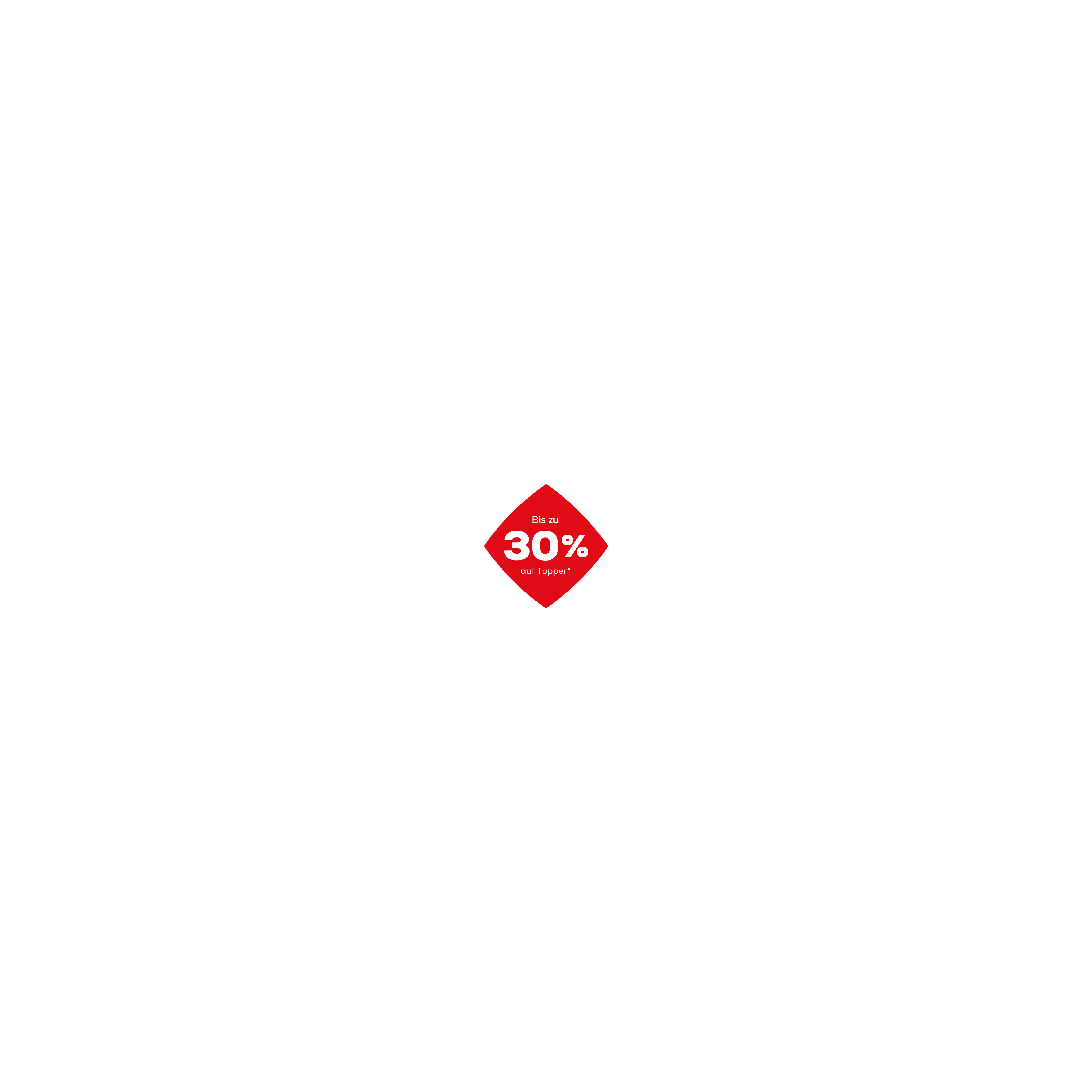 Bis zu 30% auf Topper